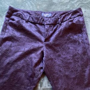 Womens pixie dress pants.  Ankle length.